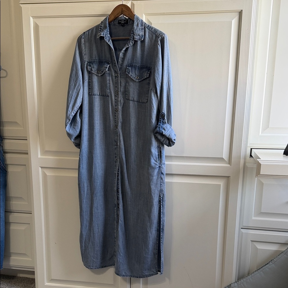 Velvet Heart Blue Maxi Dress